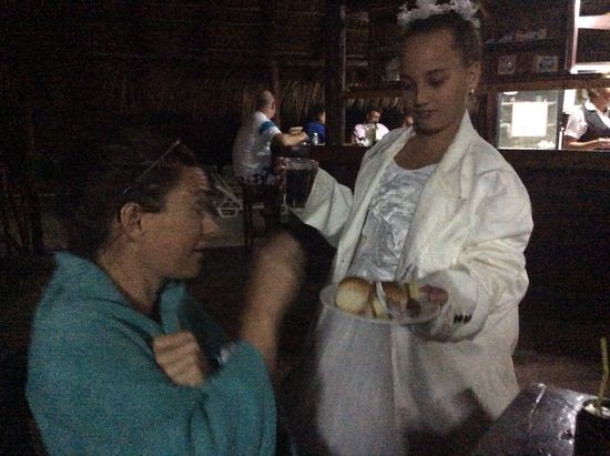 Dann bekommen wir auch was vom Büffet