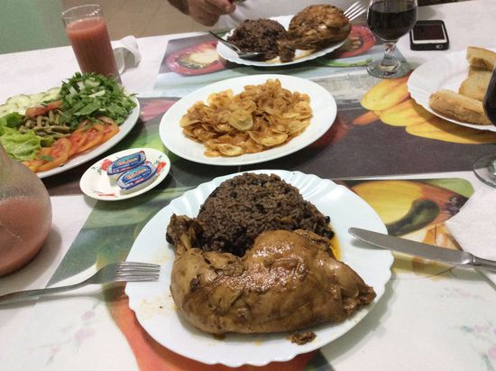 Unser Abendessen bei "Yolanda"