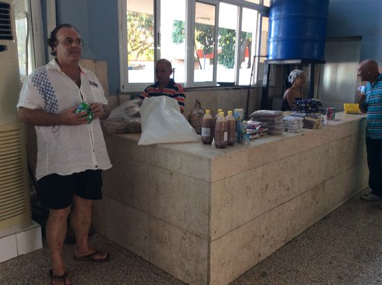 Kiosk an der --viazul.Busstation