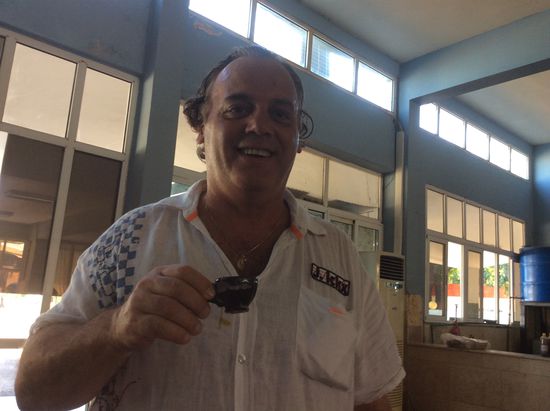 ...kleinem Kaffee vom Kiosk...