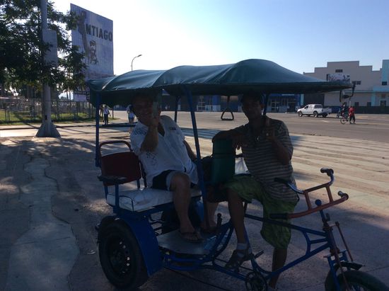 Fahrradtaxi mit Chauffeur...