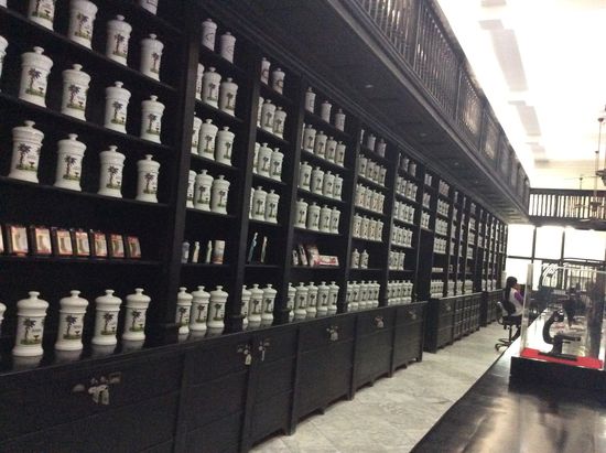 Die Johnson Apotheke--jetzt nur noch ein Museum