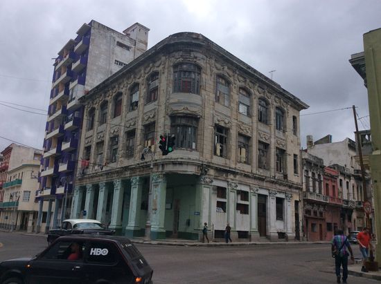 Manche Häuser sehen aus als wenn sie jeden Moment zusammenstürzen