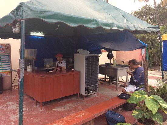 Hier waren wir auch am ersten Tag essen...