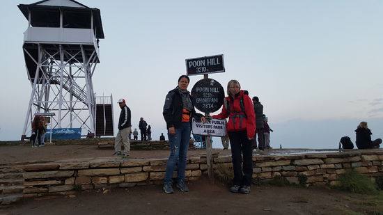 Hurra, wir sind oben 