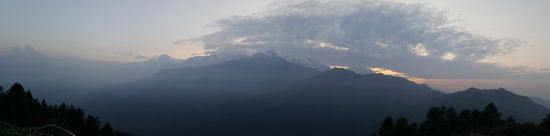 Doch leider sind auch viele Wolken die uns die Sicht verwähren.