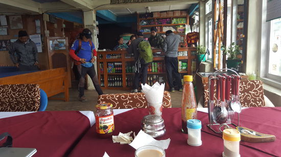 Und noch ein Blick in den "Speisesaal".