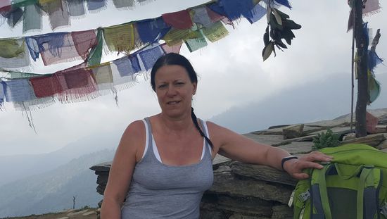 Der nächste Stopp mit Tee ist auf dem Deurali 3103m.