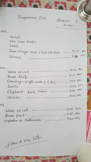 Unser Programm für die 3 Tage