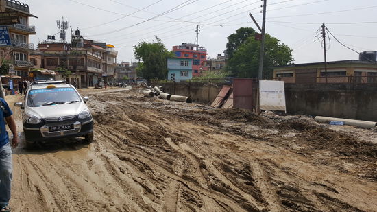 Der Zustand der Straßen wird immer schlechter...