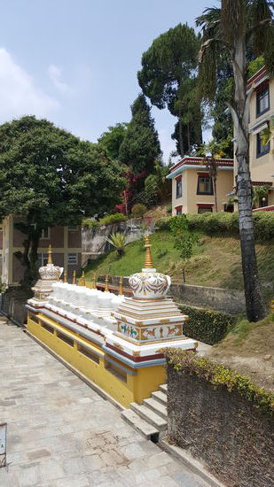 im Kloster angekommen...