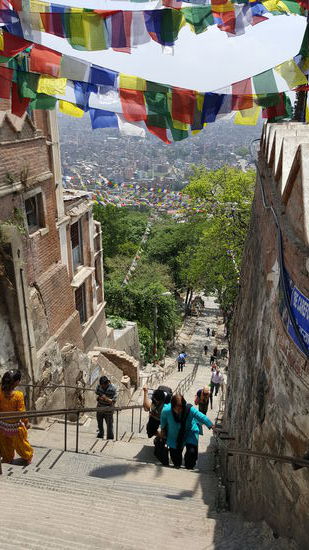 Blick auf Kathmandu