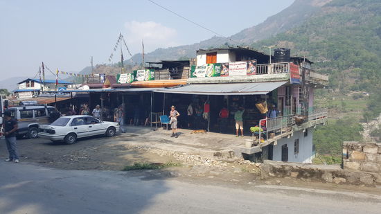 Alles erstaunlich ruhig...nicht sehr viele Trekker...