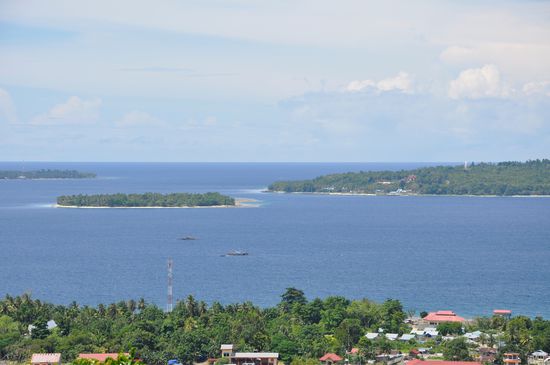 Aussicht vom höchsten Punkt Manokwaris