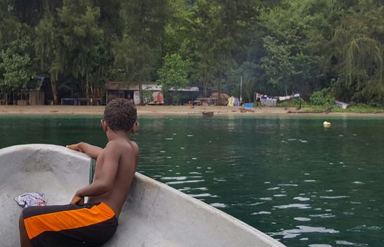 Blick auf unsere Unterkunft...