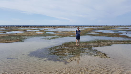 Das Wasser kommt anscheinend nie ans Ufer