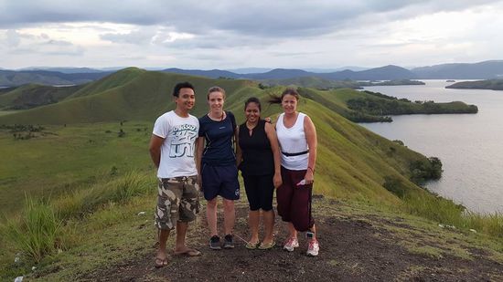 Der Anblick erinnert an die Highlands von Schottland...