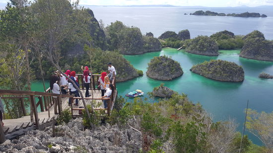 Viele indonesische Touristen