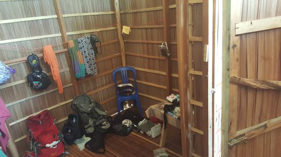Unsere Hütte von innen
