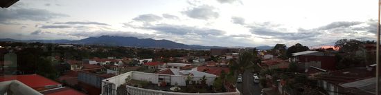 Der Blick vom Bett...