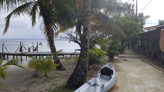 Hängematten über dem Wasser...