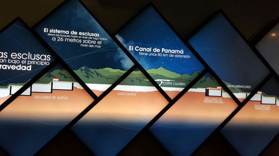 Im Museum ist viel über den Bau des Kanals zu sehen und zu lesen.
Aber auch so nette Bilddarstellungen wie hier