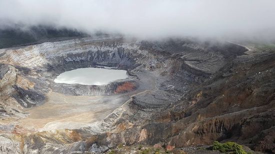 Ein super Ausblick auf den Krater
