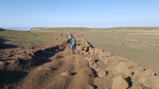 Wir befinden uns auf der Hochebene auf 3850m ....