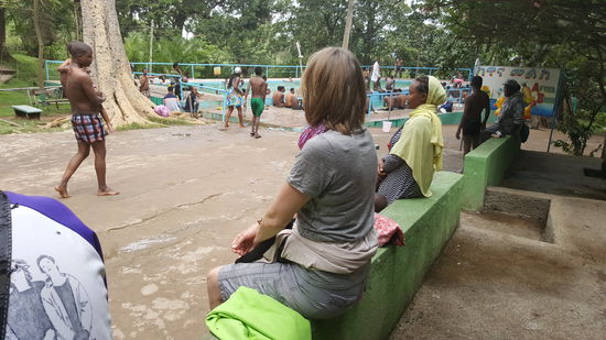 Das Freibad der Quellen...