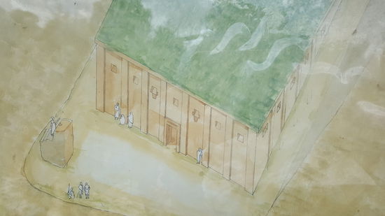 So war der ehemalige Grundriss der Kirche