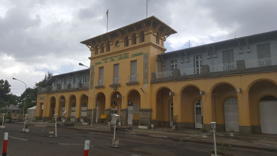 Das ist der alte Bahnhof