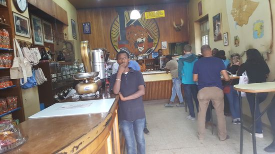 Hier gibt es den besten äthiopischen Kaffee--wir kaufen für zu Hause ein