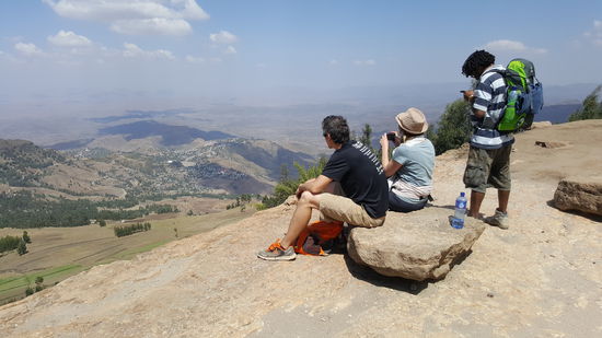 Schwätzchen über den Bergen...