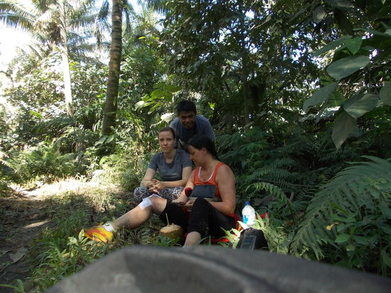 Mein Bein macht noch gut mit, auch wenn es nicht schön aussieht...