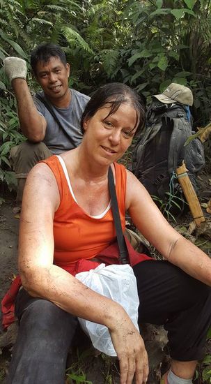 Bald sind wir komplett eingesaut...