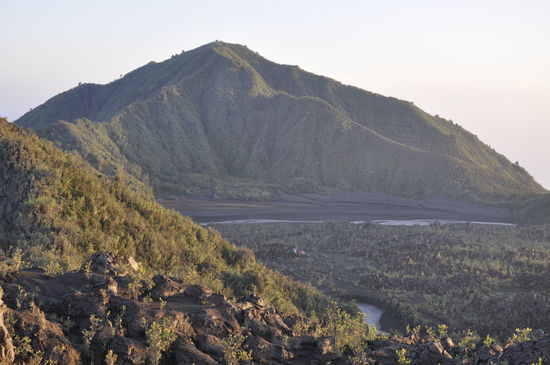 Da unten sind unsere Zelte...