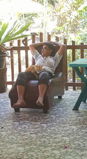 Alex geniesst auch noch seinen freien Tag