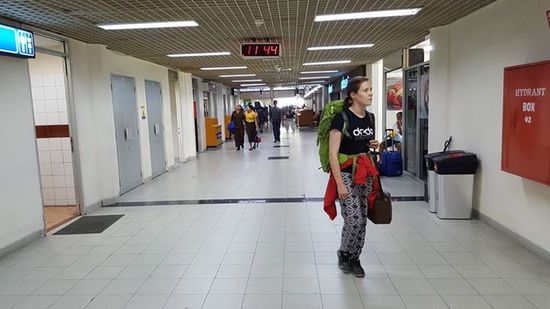 Unser Flug geht um 12.30 Uhr--noch viel Zeit...