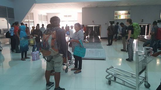 Die Ankunfthalle von Langgur