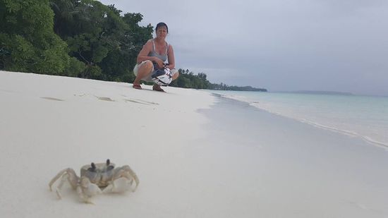 Der Strand hier ist echt wie Puderzucker!!!