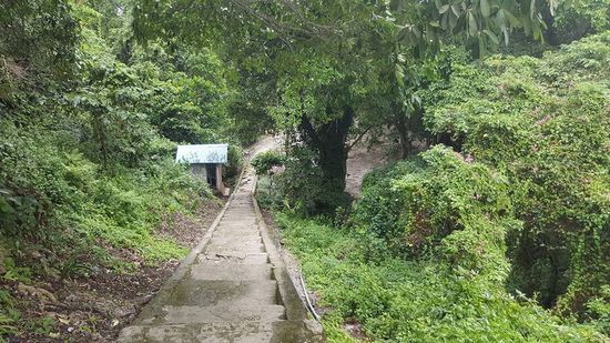 Hier gehts runter ...