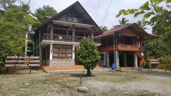 Das Resort sieht schick aus--es gehört einem Indonesier. Aber es gibt weder Gäste noch Wifi.