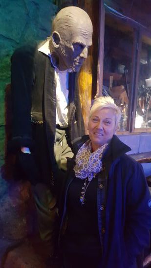 Der Eingang vom Gruselkabinett