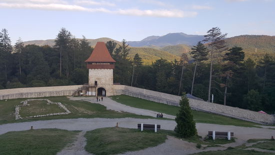 Blick von oben, von der Burg
