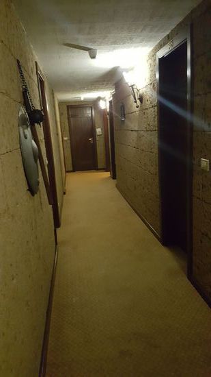 Der Weg zu unserem Zimmer...