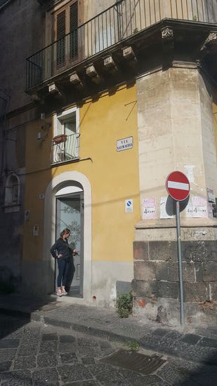 Hier wohnen wir ganz weit oben...