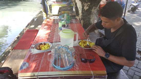 Reis und Huhn ist immer gut