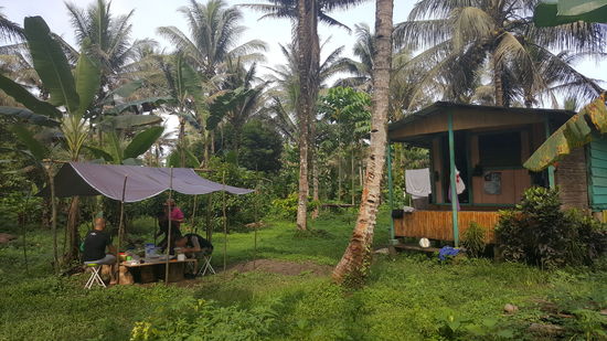 ...und die „Holzvilla“—ich nenne sie „Spiderhouse“ denn hier drin sind riesige Spinnen....