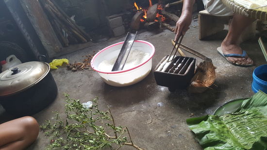 ...und nach ein paar Minuten können die Scheiben herausgeholt werden..