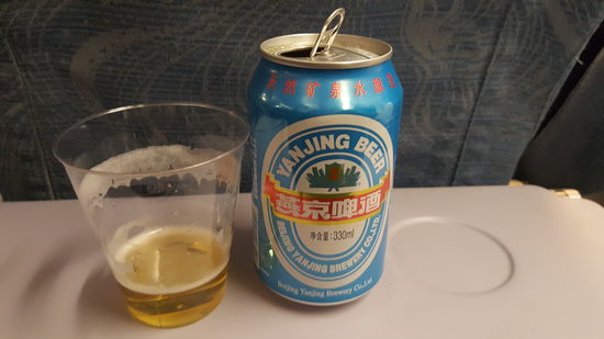 Chinesisches Bier als Schlummertrunk